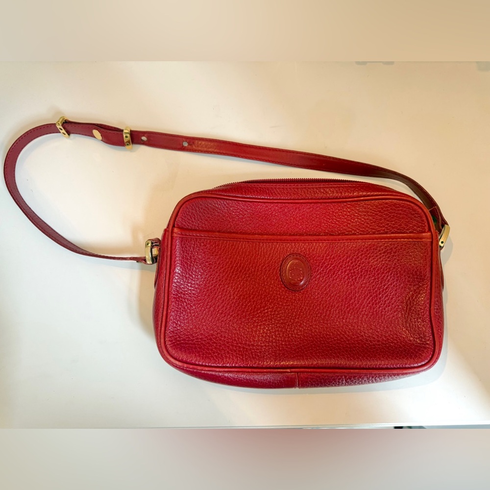 Vintage Mark Cross Pebbled Leather Bag